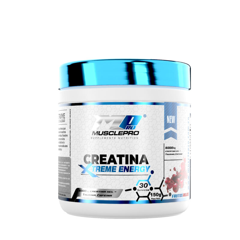 Creatina Xtreme con cafeina y taurina frutos rojos