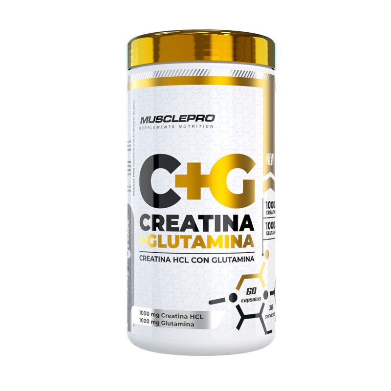 Creatina con Glutamina 30 servicios capsulas