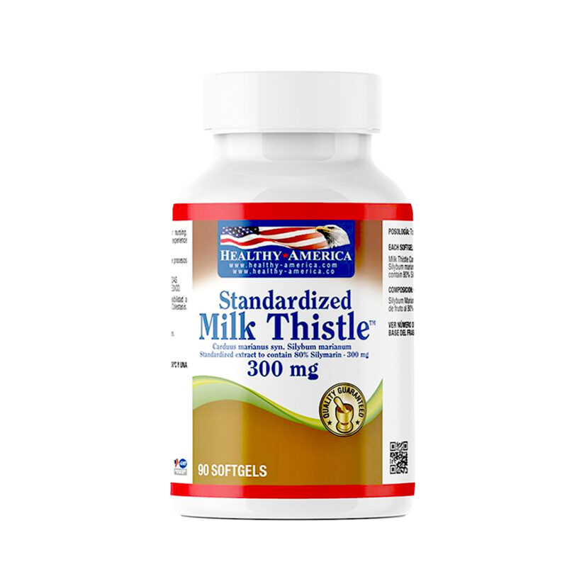MILK THISTLE 300mg de 90 capsulas de healthy america